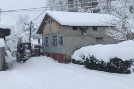 Tunca'da Kar Kalınlığı Yarım Metre