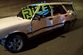 Rize'de Trafik Kazası Kameralara Böyle Yansıdı