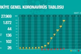 Türkiye'de Koronavirüs Tablosu Paylaşıldı
