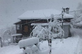Tunca'da Kar Kalınlığı Yarım Metre