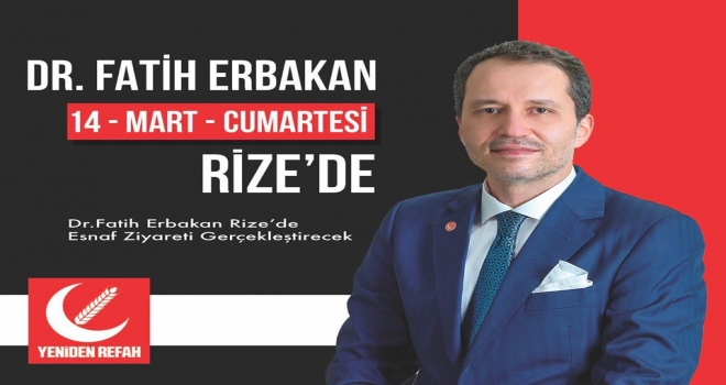 Dr. Fatin Erbakan Rize'ye Geliyor