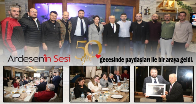 Ardeşen'in Sesi Gazetesi 50 Yaşında