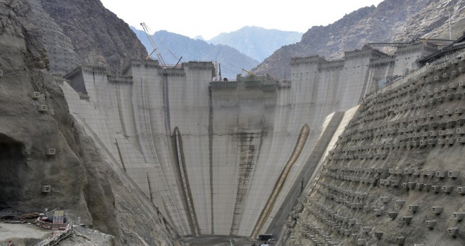 Yusufeli Barajı'nda Gövde Yüksekliği 139 Metreye Ulaştı