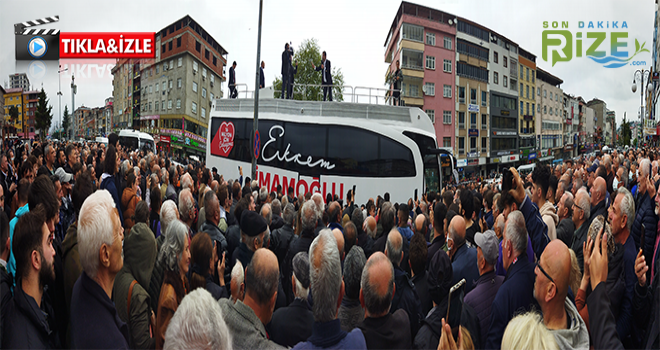 İstanbul BŞB. Başkanı Ekrem İmamoğlu Ardeşen'de