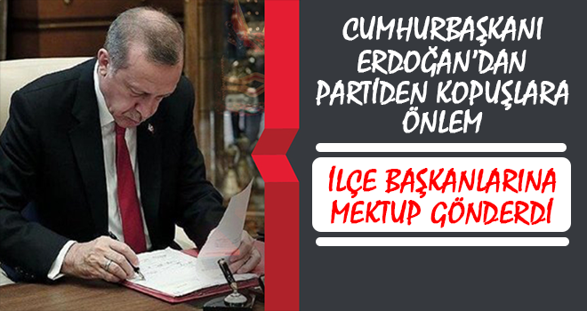 Erdoğan'dan Yeni Hamle... Mektup Gönderdi...