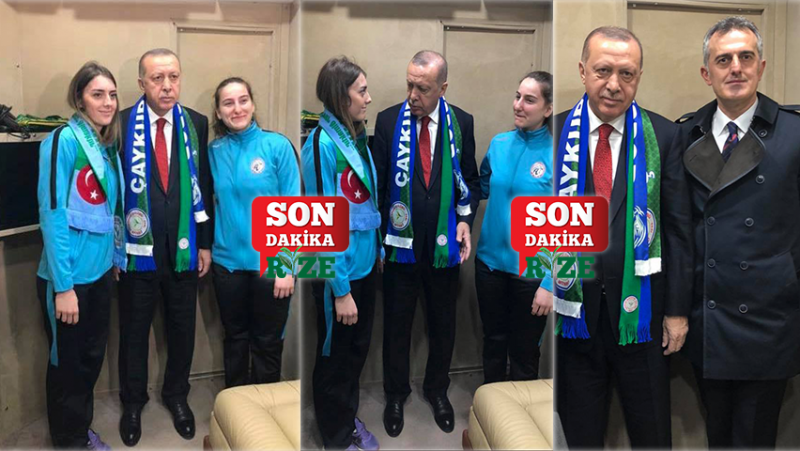 Cumhurbaşkanı Erdoğan Ardeşen GSK'ya Başarılar Diledi