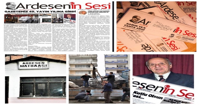 Gazetemiz Ardeşen'in Sesi 49 Yaşında
