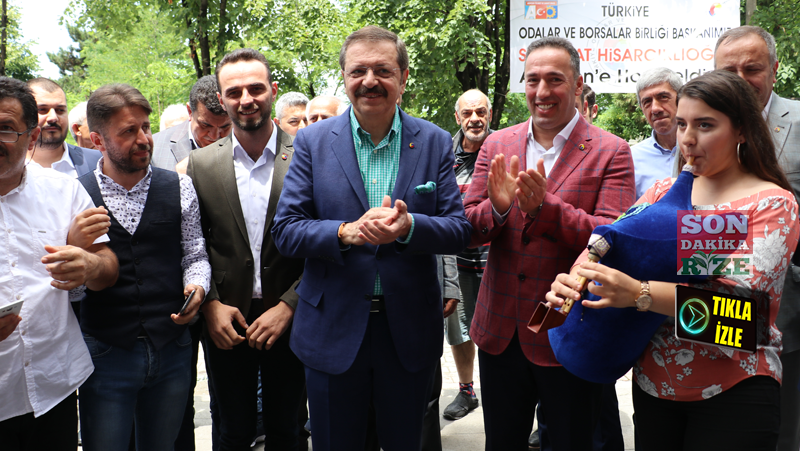 Hisarcıklıoğlu Ardeşen'de Tulum ve Atma Türkü İle Karşılandı